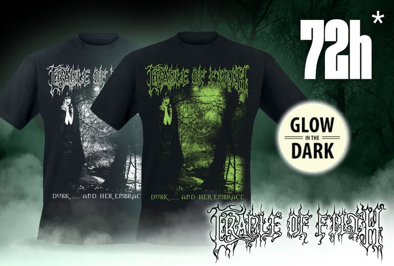 Nur noch für kurze Zeit! / Leuchtet im Dunkeln. / Schnell sichern!