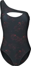 Asymmetric Swimsuit, Black Premium by EMP, Badeanzug