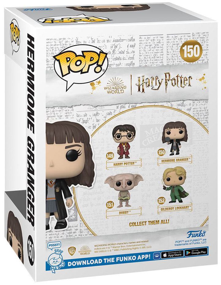 Harry potter & La Chambre des Secrets - Hermione - Funko Pop! n°150, Harry  Potter Funko Pop!