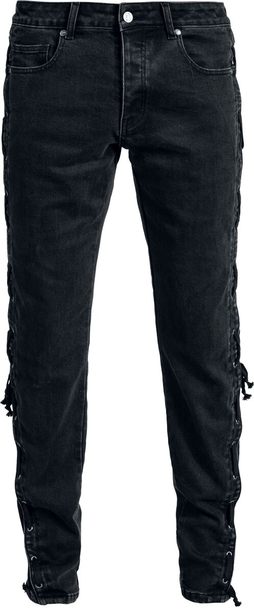 Black Premium By EMP Homme Jean Bleu Avec Cordon W32L32