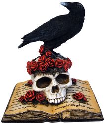 Heartaches Reflection - Crow on Skull, Nemesis Now, Statuetta