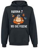 Funshirt Buddha bei die Fische, Funshirt, Kapuzenpullover