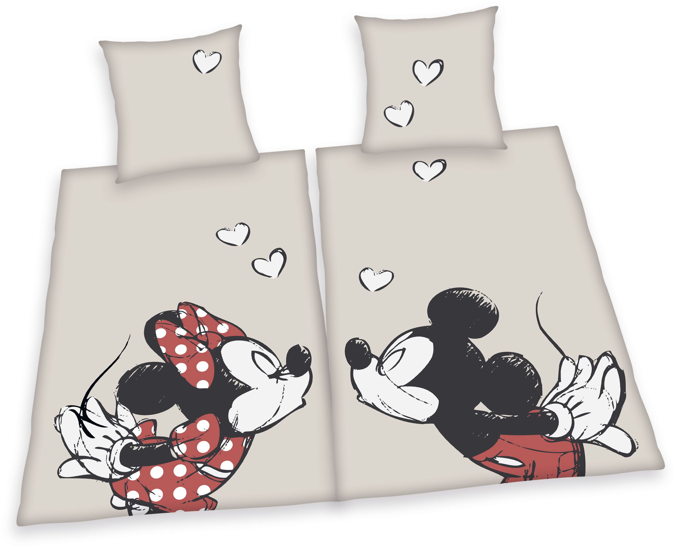 Micky und Minnie - Partnerbettwäsche | Mickey Mouse Bettwäsche | EMP