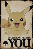 Pikachu needs you, Pokémon, Poster