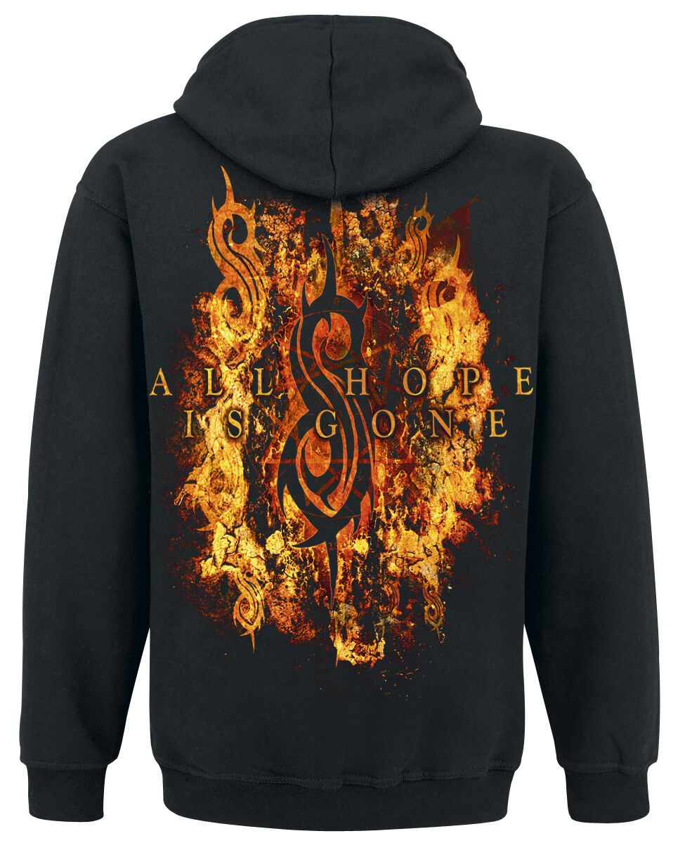 Purple Hoodie Slipknot Kapuzenjacke Heen Flaming Goat Schwaz Band