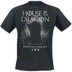 House of the Dragon - Knives Will Come Out, Game Of Thrones, T-Shirt Manches courtes