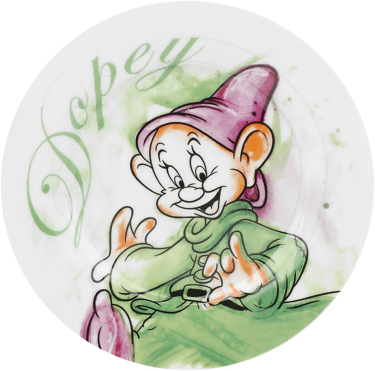 Lot De 2 Assiettes à Pizza Disney Blanche Neige Et Les 7 Nains – Porcelaine Magique Pour Vos Soirées Pizza !