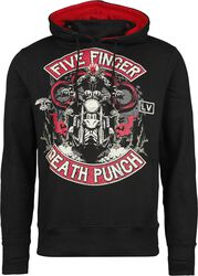 Biker Badge, Five Finger Death Punch, Kapuzenpullover