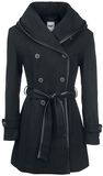 Wool Coat, Black Premium by EMP, Kurzmantel