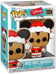 Disney Holiday - Mickey Mouse (Gingerbread) Vinyl Figur 1224, Mickey Mouse, Funko Pop!