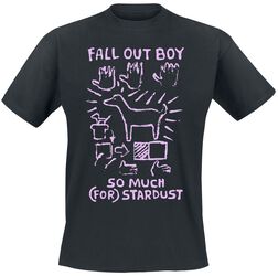 Pink Dog So Much Stardust, Fall Out Boy, T-Shirt Manches courtes