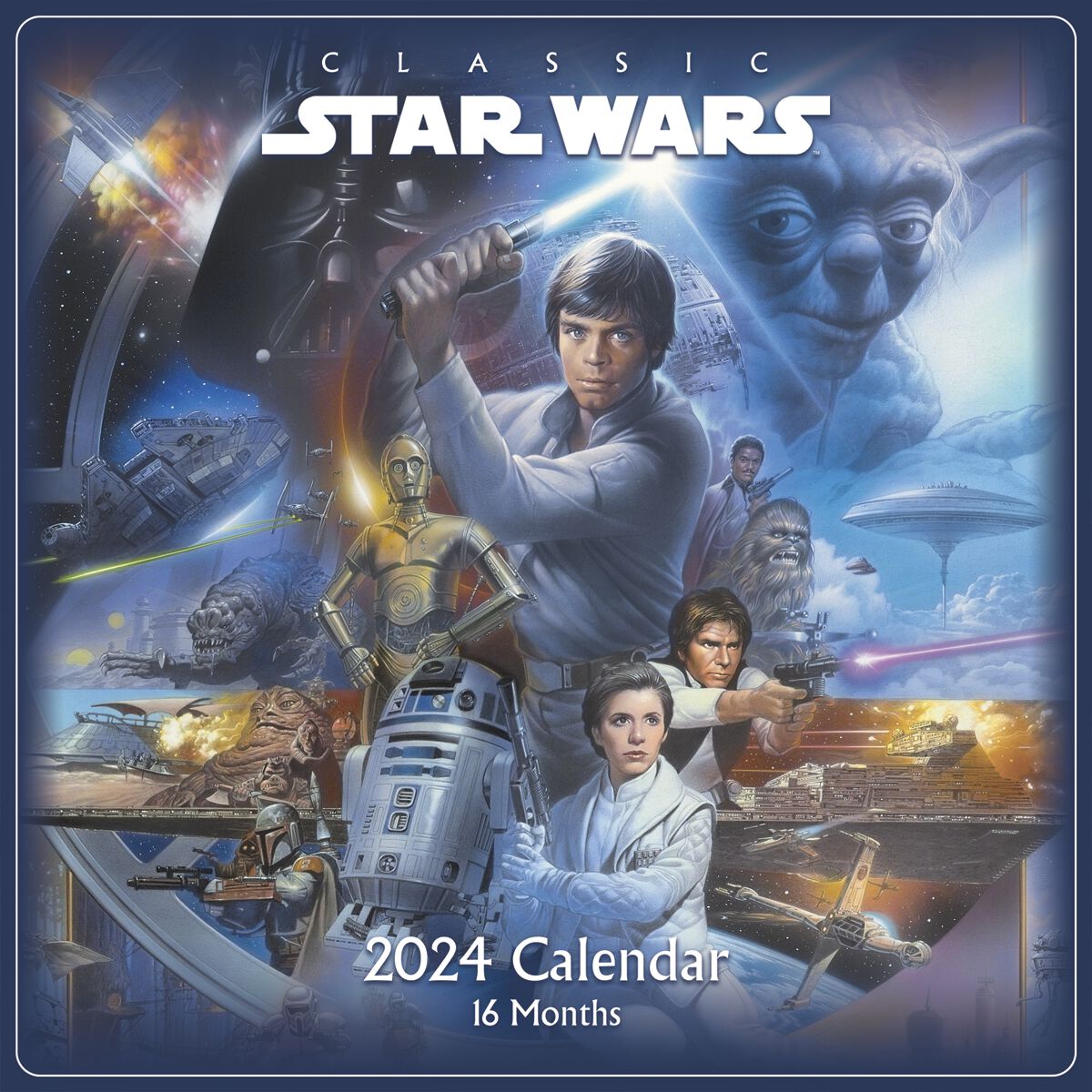 Classic - 2024 wall calendar, Star Wars Calendrier mural