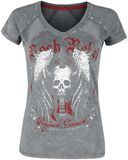 T-Shirt mit Mesh-Einsätzen, Rock Rebel by EMP, T-Shirt