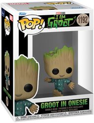 I am Groot - Groot in Onesie Vinyl Figur 1192, Guardians Of The Galaxy, Funko Pop!