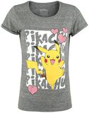 Pikachu - Love, Pokemon, T-Shirt