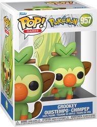 Grookey - Ouistempo - Chimpep Vinyl Figur 957, Pokémon, Funko Pop!