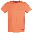 RED X CHIEMSEE - oranges T-Shirt mit Brusttasche, RED by EMP, T-Shirt