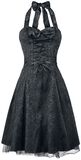 Gothic Banshee Brocade Long Dress, H&R London, Mittellanges Kleid
