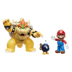 Mario versus Bowser, Super Mario, Action Figure da collezione