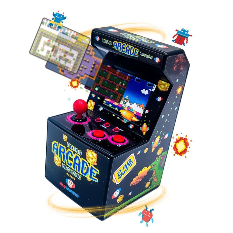 Retro Mini Arcade Retro Mini Arcade Machine - inklusive 240 x 8-Bit Spielen | Retro ...
