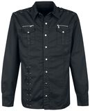Dark Cording Shirt, Gothicana by EMP, Langarmhemd
