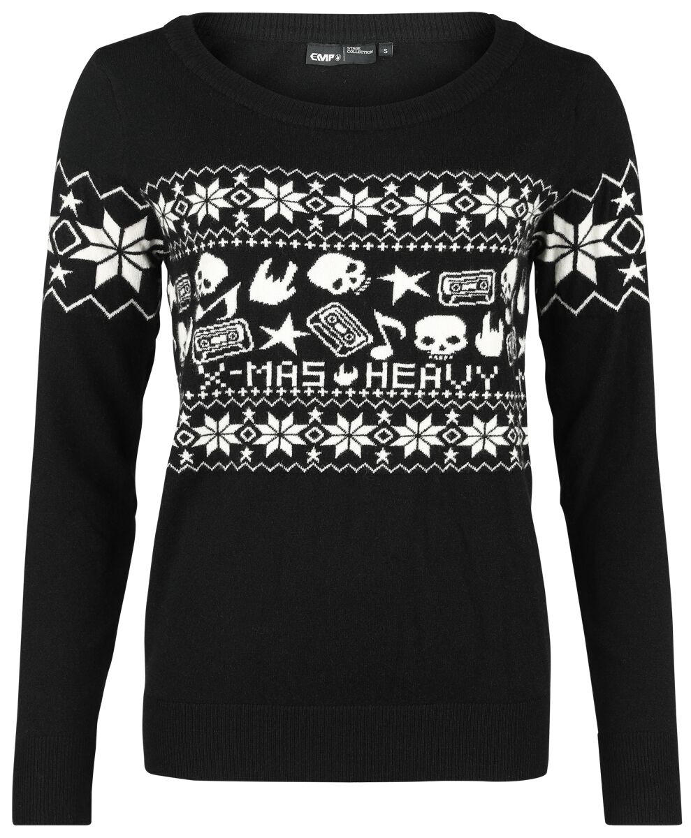 Knitted Sweater Goth Xmas Sweater Alt Christmas Sweater Killstar
