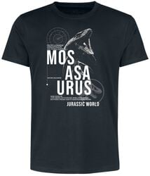 Playera Jurassic World Talla 6 Manga Corta Estampado Dinosaurios Con Logo Café | Walmart - Foto 6