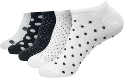 No Show Socks Dots 5-Pack, Urban Classics, Socken