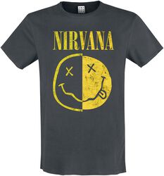 Amplified Collection - Spliced Smiley, Nirvana, T-Shirt