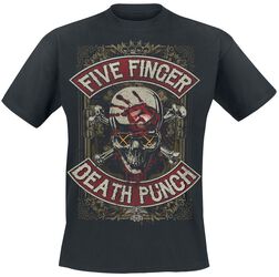 Dirty Skull Battle Born, Five Finger Death Punch, T-Shirt Manches courtes