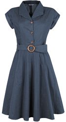 Spot Perfection Fit & Flare Dress, Banned Retro, Mittellanges Kleid