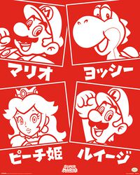 Super Mario (Japanese Characters)