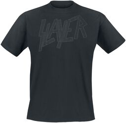 Black On Black Logo, Slayer, T-Shirt