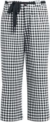 Plaid Cherries Culottes Pants, Pussy Deluxe, Stoffhose