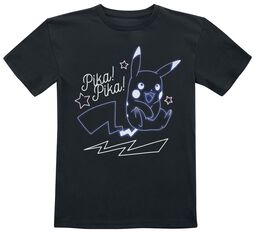 Kids - Pikachu - Pika! Pika! Neon, Pokémon, T-Shirt