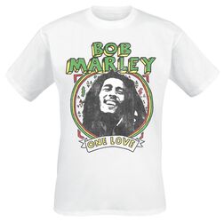 One Love Paint, Bob Marley, T-Shirt Manches courtes