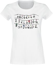 Alphabet Lichterkette, Stranger Things, T-Shirt