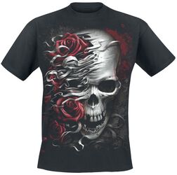 Skulls N' Roses, Spiral, T-Shirt Manches courtes