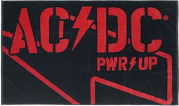 PWR UP Logo - Handtuch, AC/DC, Handtuch