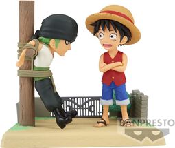 Banpresto - Monkey D. Luffy & Roronoa Zoro (WCF - Log Stories Series), One Piece, Action Figure da collezione