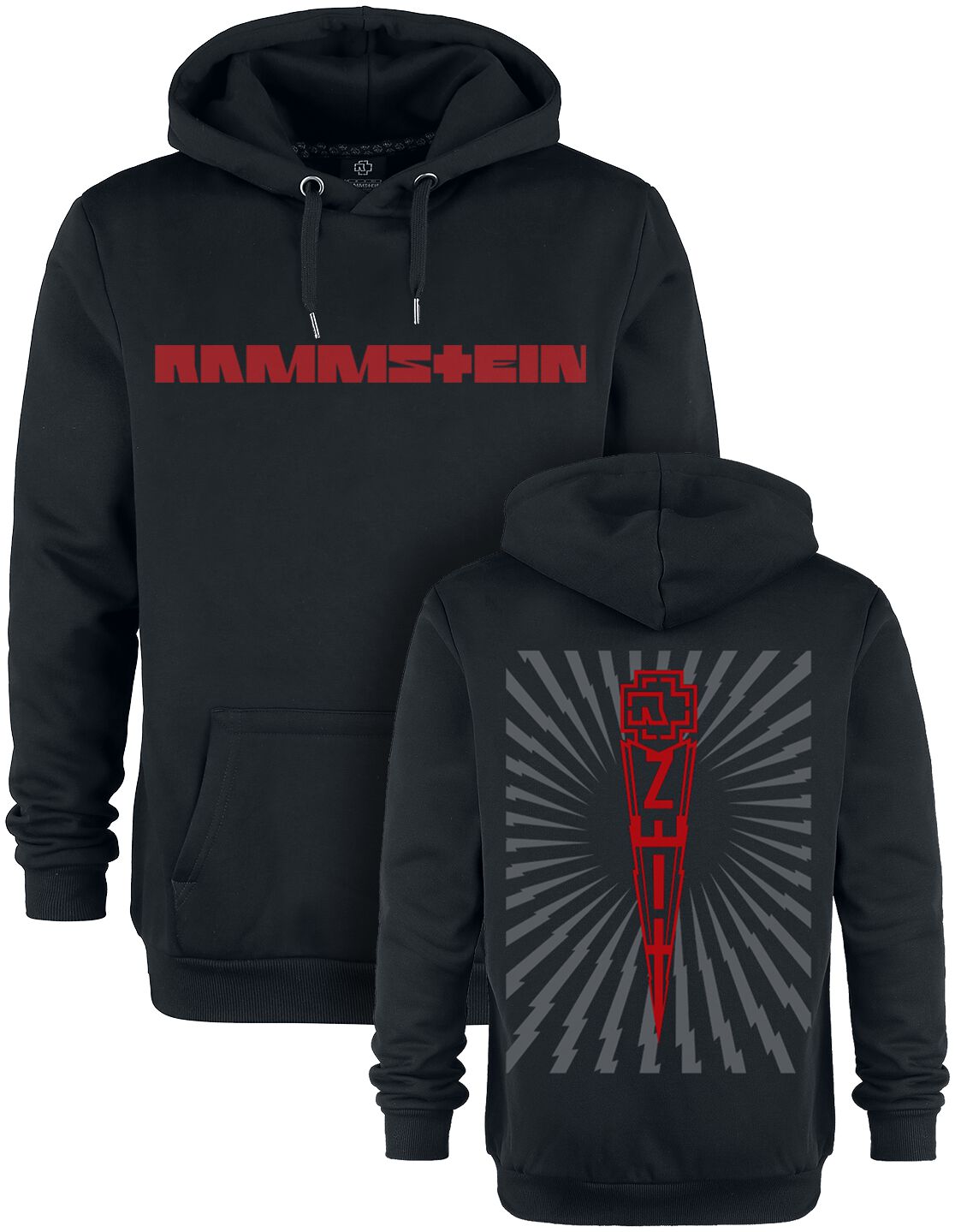 Zeit Rammstein Felpa con cappuccio EMP