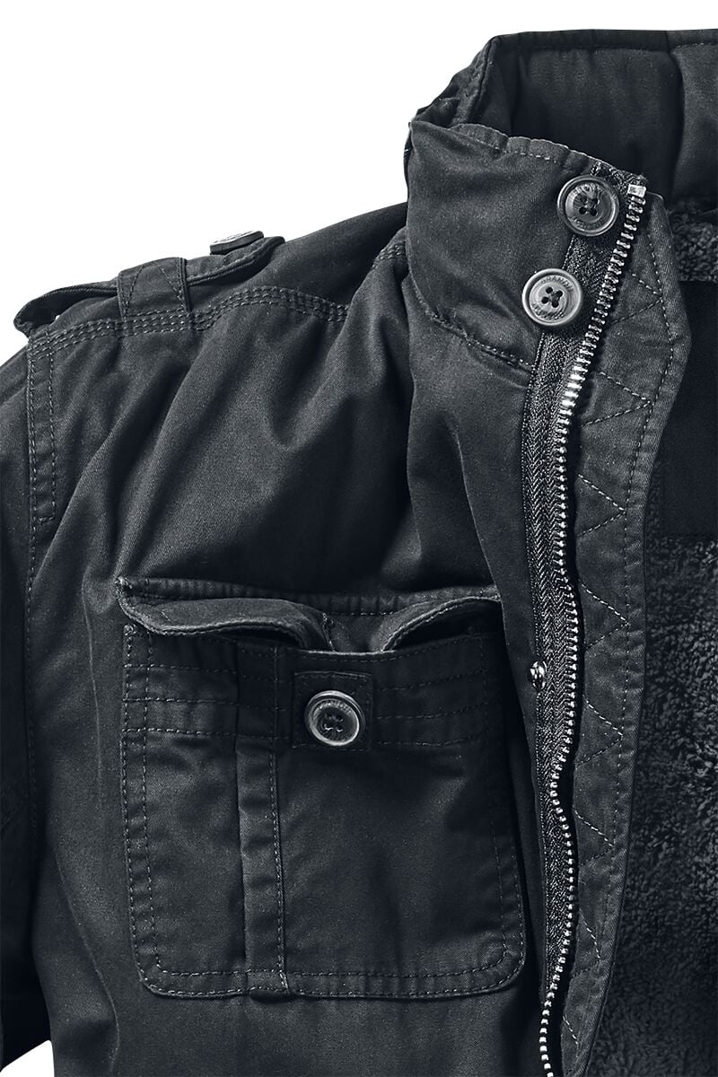 Veste Britannia Brandit Pour Femme - Style Military | Coton | Coupe Olive | Capuche Amovible