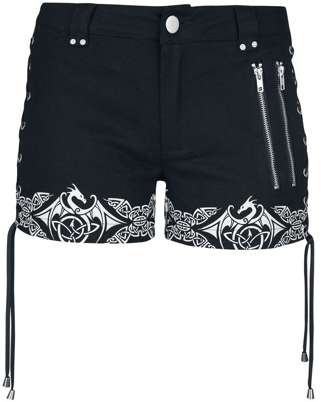 Gothicana X Anne Stokes - Shorts