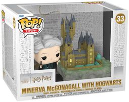 Minerva McGonagall with Hogwarts (Pop! Town) Vinyl Figur 33, Harry Potter, Funko Pop! Town
