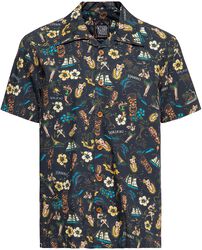 Tropical Hawaiian Style Shirt Deluxe, King Kerosin, Kurzarmhemd
