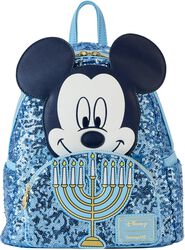 Loungefly - Happy Hanukkah Menorah (Glow in the Dark), Mickey Mouse, Mini zaino