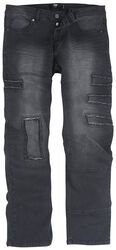 Jeans with Destroyed Details, Black Premium by EMP, Jeans
