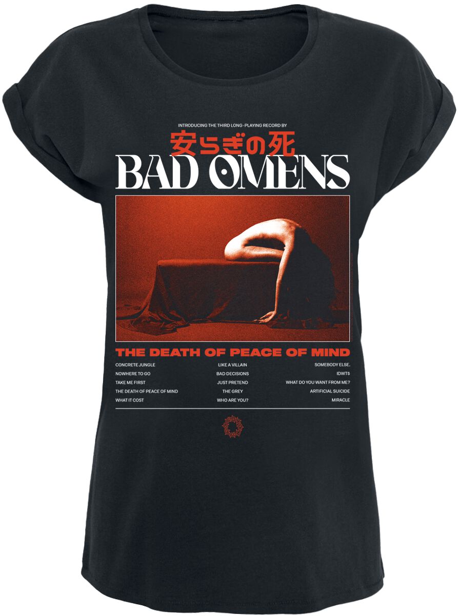 Tracklist, Bad Omens T-Shirt