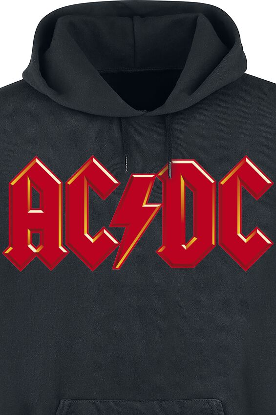 Red Logo AC/DC Kapuzenpullover EMP