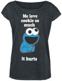 Krümelmonster - Me Love Cookie, Sesamstraße, T-Shirt